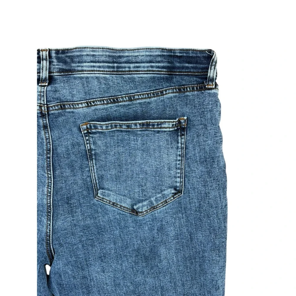 SONOMA Goods For Life Women's 18W‎ Blue Wash Denim Jeans Elastic Waist Ankle